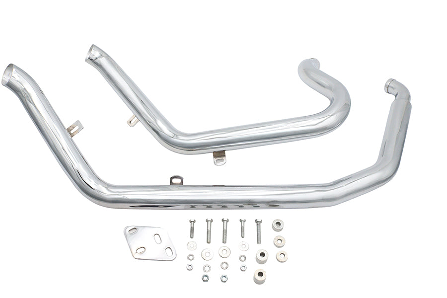 Ultima Big Growl Upswept Up 'n Outs Exhaust Pipe Set Chrome - additional view 2