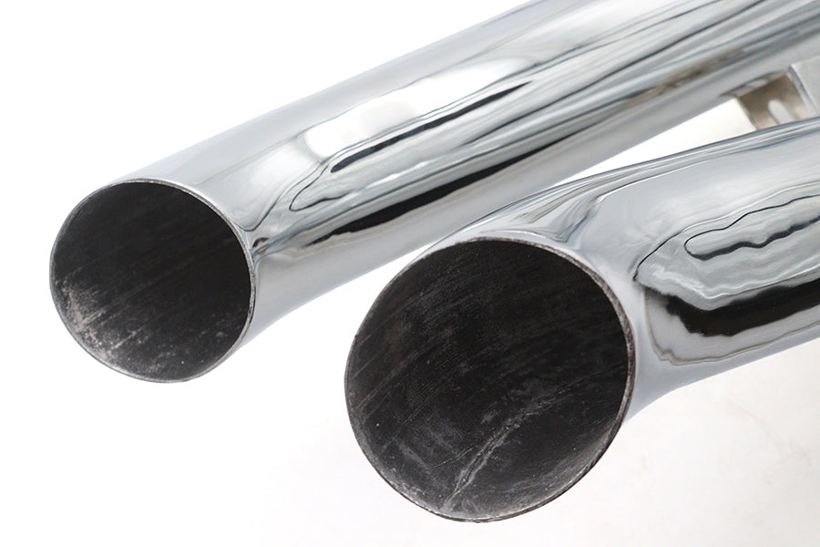 Ultima Big Growl Upswept Up 'n Outs Exhaust Pipe Set Chrome - additional view 4