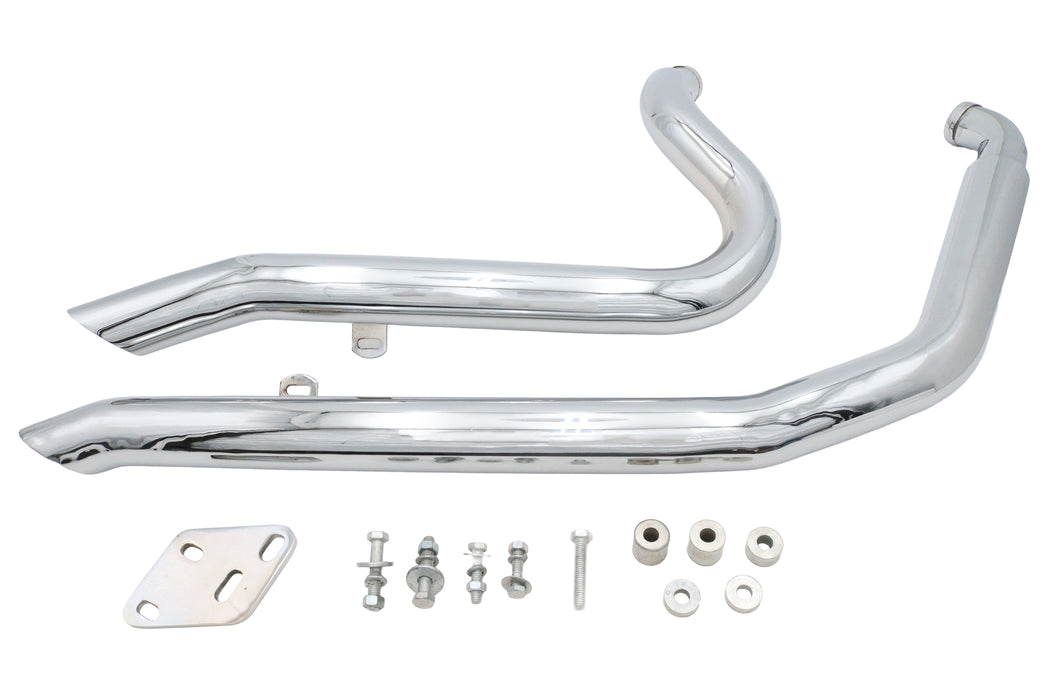 Ultima Big Growl Short Shooters Exhaust Pipe Set Chrome
