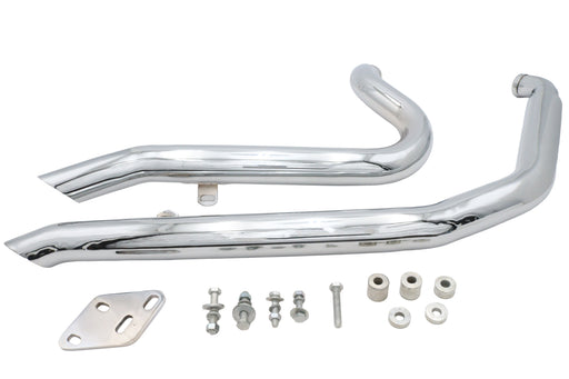 Ultima Big Growl Short Shooters Exhaust Pipe Set Chrome - additional view 2