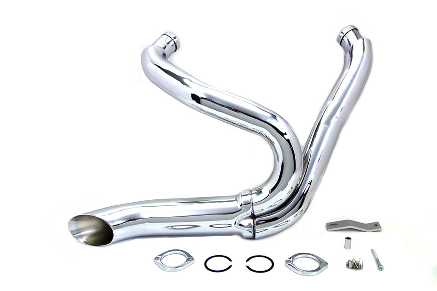 V-Twin Manufacturing Factory Sample Wyatt Gatling 2 into 1 Exhaust Pipe Header - additional view 2