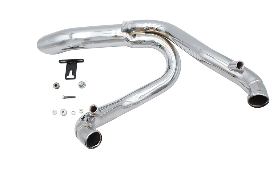 V-Twin Manufacturing Factory Sample Wyatt Gatling 2 into 1 Exhaust Pipe Header - additional view 3