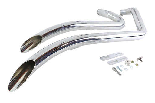 Wyatt Gatling Wyatt Gatling Smooth Radius Pipe Set Chrome - additional view 2