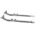 FLT Upsweep Straight Fishtail Set Chrome - V-Twin 30-7963 - Twin Cam Touring 2017+