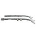 FLT Upsweep Straight Fishtail Set Chrome - V-Twin 30-7963 - Twin Cam Touring 2017+