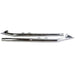 FLT Upsweep Straight Fishtail Set Chrome - V-Twin 30-7979 - Big Twin 1995-2016