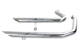 V-Twin Manufacturing Wyatt Gatling Exhaust Drag Pipe Set Down Slash Shorty - additional view 2