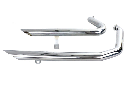 V-Twin Manufacturing Wyatt Gatling Exhaust Drag Pipe Set Down Slash Shorty - additional view 2