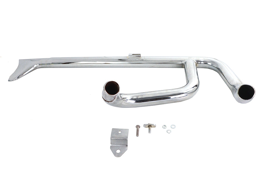 Wyatt Gatling Wyatt Gatling 2:1 Fishtail Exhaust Header Pipe Chrome - additional view 3