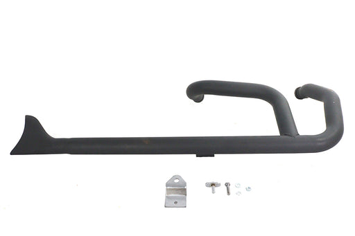 Wyatt Gatling Wyatt Gatling 2:1 Fishtail Exhaust Header Pipe Black