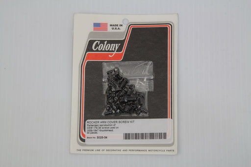 Colony Rocker Arm Cover Screw Kit Parkerized - additional view 2