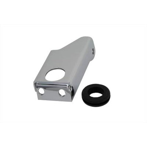 Battery Tray Support Carrier Bracket Chrome - V-Twin 31-0130 - OEM 66480-67 - Ironhead 1967-1978