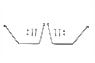 V-Twin Manufacturing Chrome Saddlebag Support Set
