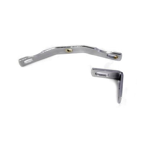 Chrome Two Piece Top Engine Mount - Paughco 741J - Evolution Touring 1984-1998