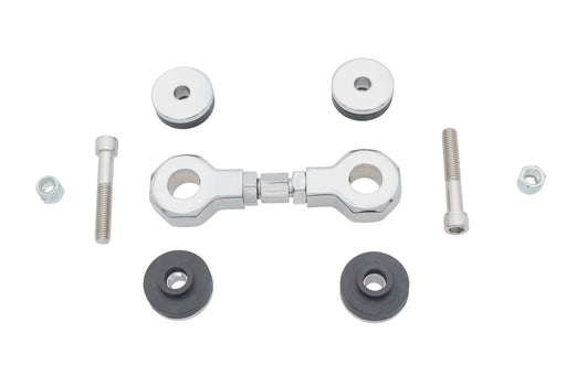 Wyatt Gatling Top Engine Mount Stabilizer Kit Chrome - additional view 2