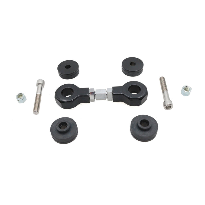 Top Engine Mount Stabilizer Kit Black - Wyatt Gatling 056228 - Big Twin 1992-2004