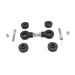 Top Engine Mount Stabilizer Kit Black - Wyatt Gatling 056228 - Big Twin 1992-2004