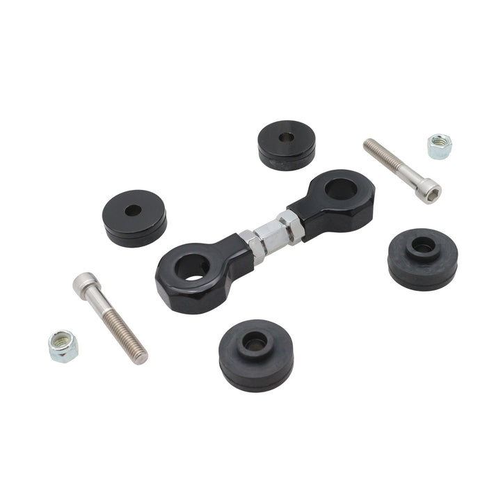 Top Engine Mount Stabilizer Kit Black - Wyatt Gatling 056228 - Big Twin 1992-2004