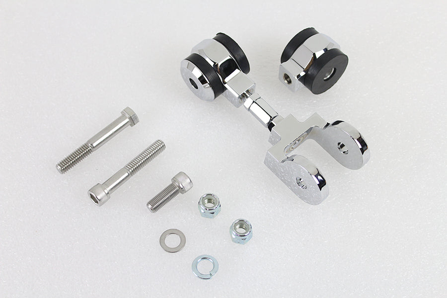 Wyatt Gatling Top Engine Mount Stabilizer Kit Chrome - additional view 4