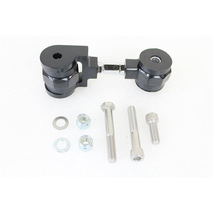 Top Engine Mount Stabilizer Kit Black - Wyatt Gatling 056229 - Twin Cam Dyna 2005-2017