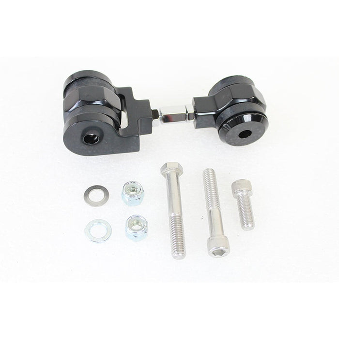 Top Engine Mount Stabilizer Kit Black - Wyatt Gatling 056229 - Twin Cam Dyna 2005-2017