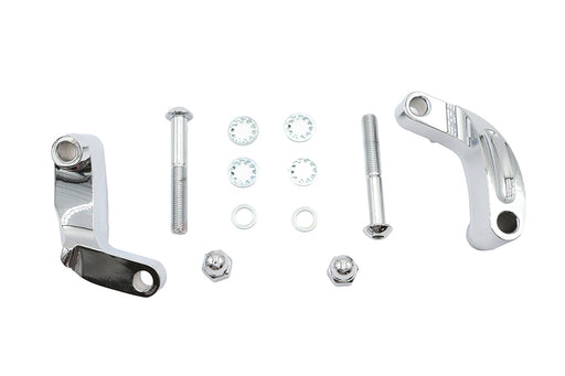 V-Twin Manufacturing Chrome Smooth Mirror Relocation Kit - additional view 2
