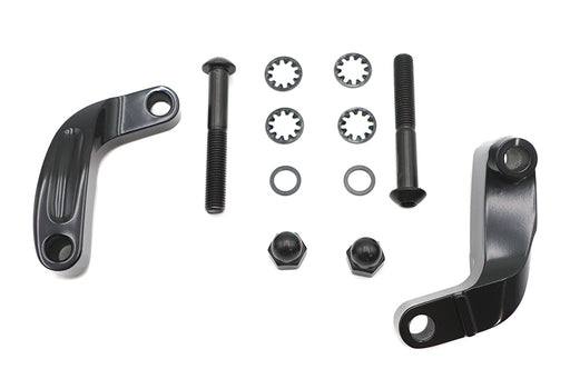 V-Twin Manufacturing Black Smooth Mirror Relocation Kit - additional view 2