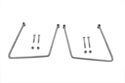 V-Twin Manufacturing Chrome Saddlebag Support Set