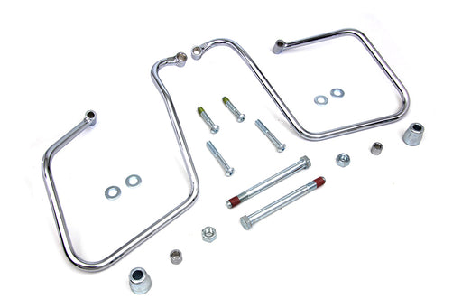 V-Twin Manufacturing Chrome Saddlebag Support Set - additional view 2