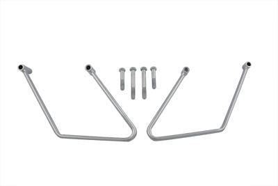V-Twin Manufacturing Chrome Saddlebag Support Kit
