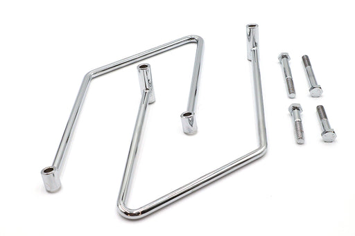 V-Twin Manufacturing Chrome Saddlebag Support Kit - additional view 2