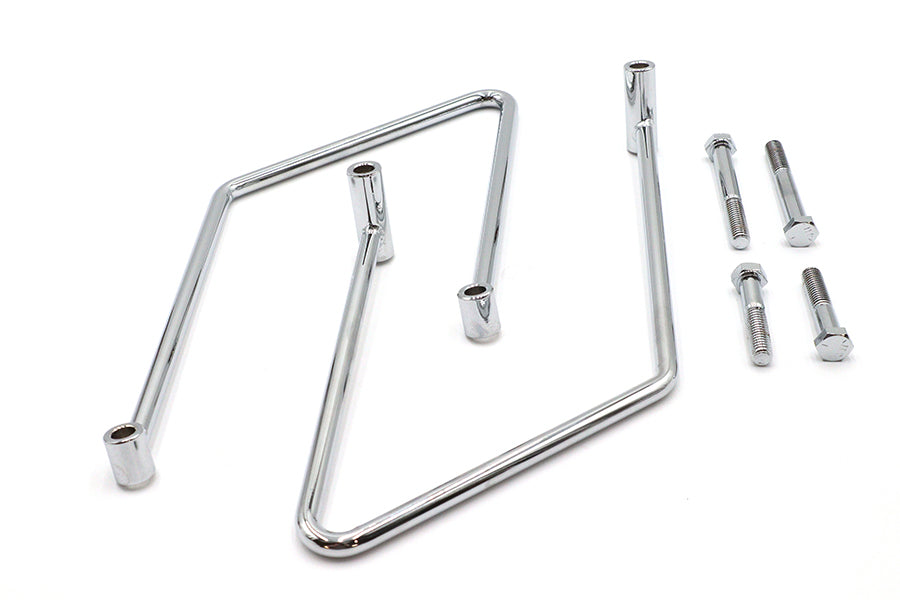 V-Twin Manufacturing Chrome Saddlebag Support Kit - additional view 2