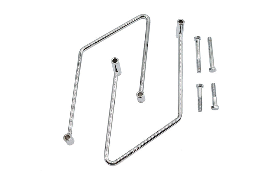 V-Twin Manufacturing Chrome Saddlebag Support Kit - additional view 3
