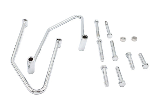 V-Twin Manufacturing Saddlebag Support Set Chrome - additional view 2