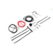 Ultima Horn Mounting Kit With Wires - V-Twin 31-1057 - OEM 69115-88A - Big Twin 1993-2006