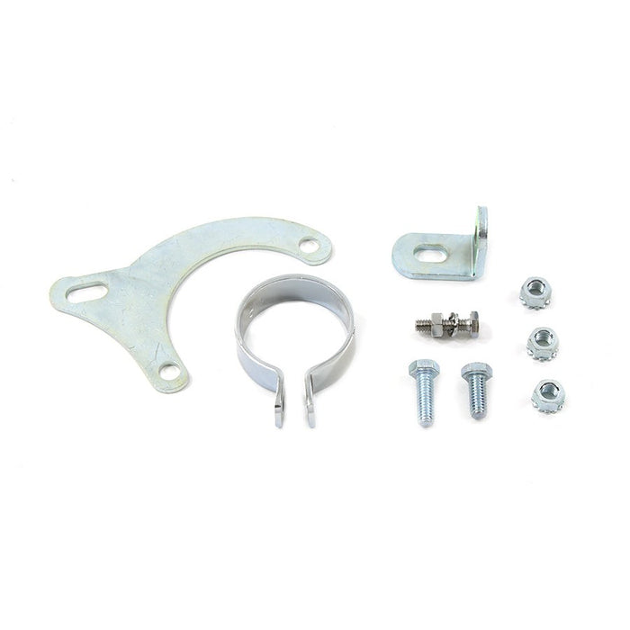 Exhaust Clamp and Bracket Set Chrome - V-Twin 31-1069 - Big Twin 1995-2008