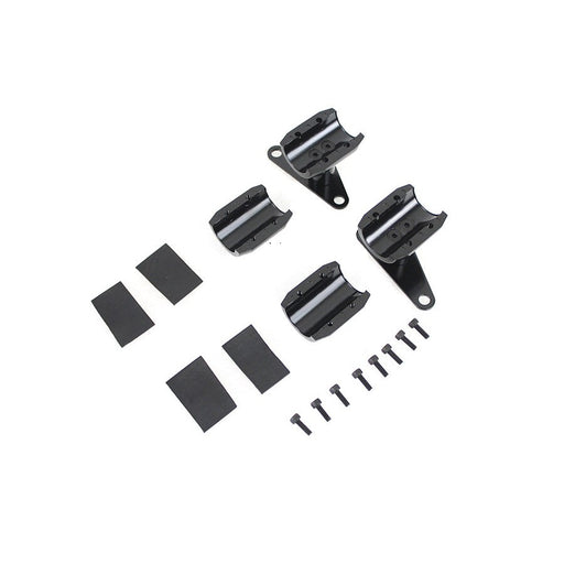 Spring Fork Fender Black Mount Clamp Set - V-Twin 31-1376 - Big Twin 0+