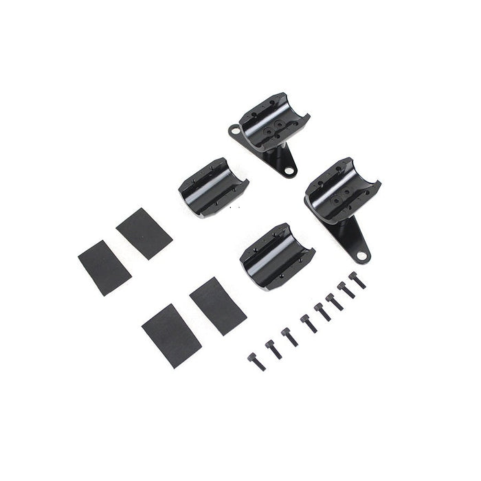 Spring Fork Fender Black Mount Clamp Set - V-Twin 31-1376 - Big Twin 0+