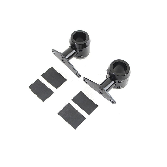 Spring Fork Fender Black Mount Clamp Set - V-Twin 31-1376 - Big Twin 0+