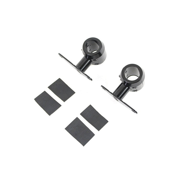 Spring Fork Fender Black Mount Clamp Set - V-Twin 31-1376 - Big Twin 0+
