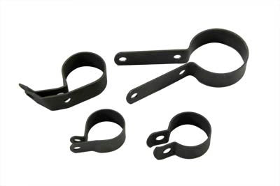 V-Twin Manufacturing Exhaust System Clamp Kit Parkerized