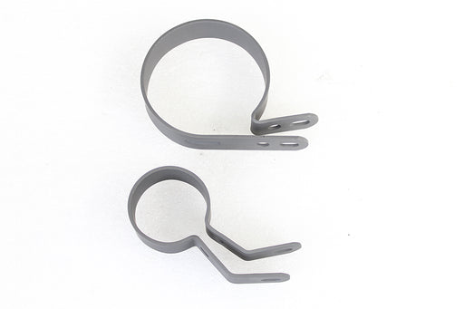 V-Twin Manufacturing Parkerized Muffler Clamp Set