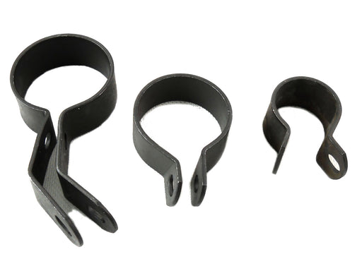V-Twin Manufacturing Parkerized Exhaust Clamp Kit