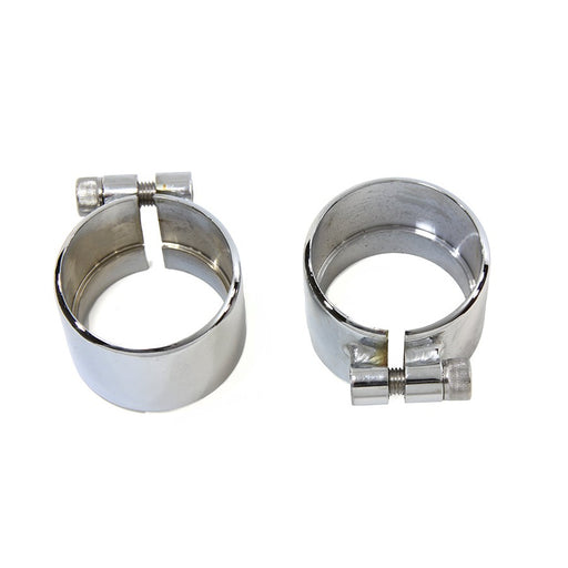 Chrome 1-3/4 Seamless Exhaust Clamp Set - V-Twin 31-9920
