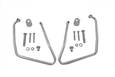 V-Twin Manufacturing Chrome Saddlebag Support Set