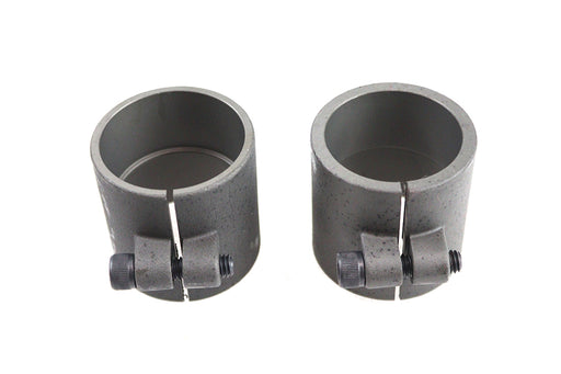 V-Twin Manufacturing Parkerized 1-3/4 Seamless Exhaust Clamp Set
