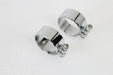 V-Twin Manufacturing Chrome 2-1/8 Wide Muffler Body and End Clamp Set - additional view 4
