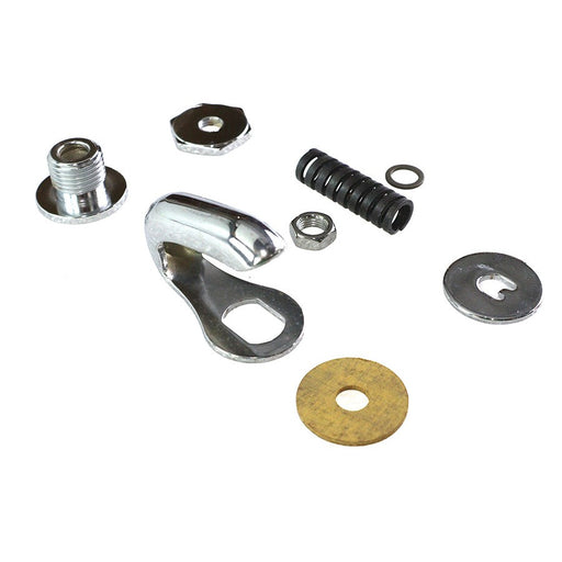 Upper Steering Damper Kit Chrome - V-Twin 3136-7