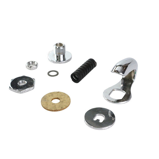 Upper Steering Damper Kit Chrome - V-Twin 3137-7