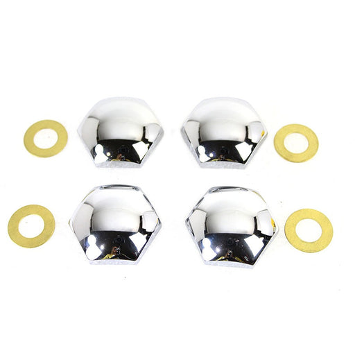 Knuckle Nut Set Chrome Plated - V-Twin 3189-4